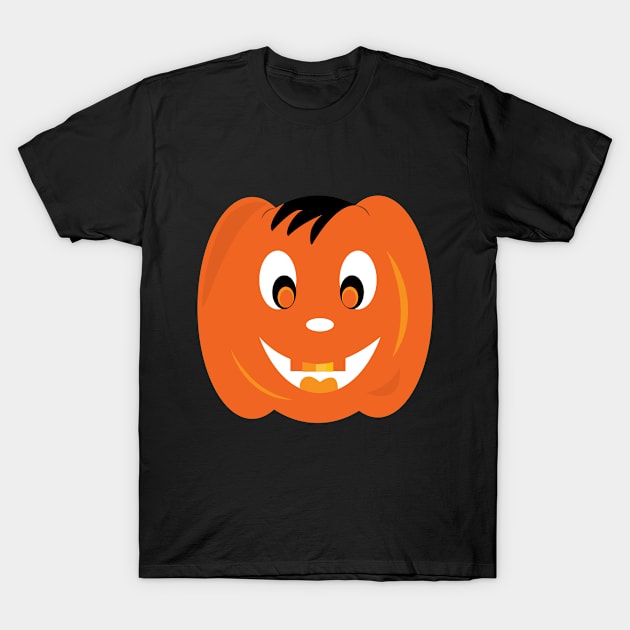 Halloween cute boy pumpkin T-Shirt by OriginalGraphicMarket